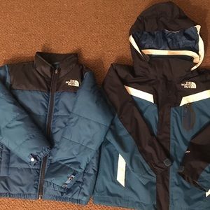 2 in 1 The North Face size XS Jacket
